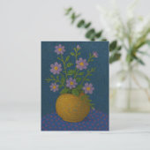 Blume Postkarte (Stehend Vorderseite)