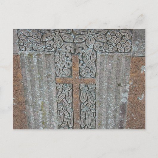 Blume Postkarte (Vorderseite)