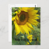 Blume Postkarte (Vorne/Hinten)