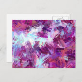 BLUME POSTKARTE (Vorne/Hinten)