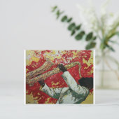 Blume Postkarte (Stehend Vorderseite)