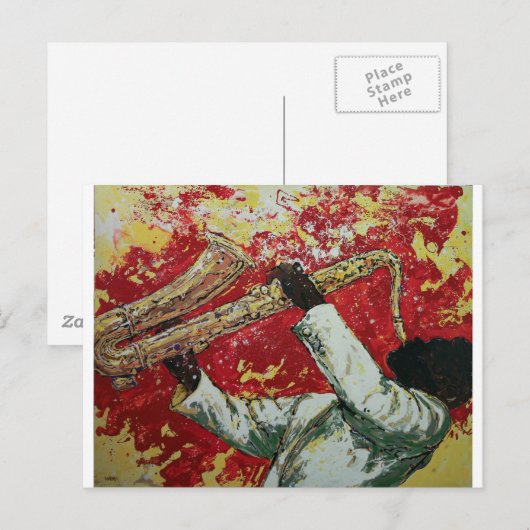 Blume Postkarte (Vorne/Hinten)