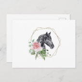 Blume Postkarte (Vorne/Hinten)