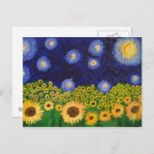 Blume Postkarte (Vorne/Hinten)