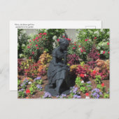 Blume Postkarte (Vorne/Hinten)