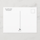 Blume Postkarte (Rückseite)