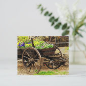 Blume Postkarte (Stehend Vorderseite)