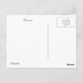 BLUME POSTKARTE (Rückseite)