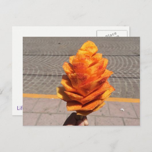 Blume Postkarte (Vorne/Hinten)