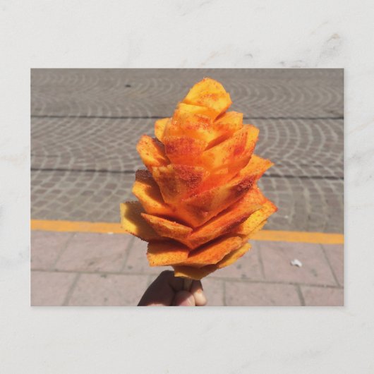 Blume Postkarte (Vorderseite)