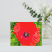 Blume Postkarte (Stehend Vorderseite)