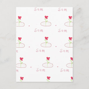 BLUME POSTKARTE