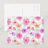 Blume Postkarte (Vorne/Hinten)
