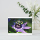 Blume Postkarte (Stehend Vorderseite)