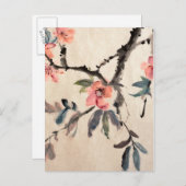 Blume Postkarte (Vorne/Hinten)