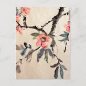 Blume Postkarte (Vorderseite)