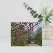 Blume Postkarte (Stehend Vorderseite)