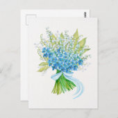 Blume Postkarte (Vorne/Hinten)