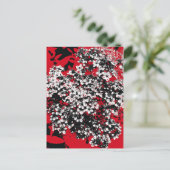 BLUME POSTKARTE (Stehend Vorderseite)