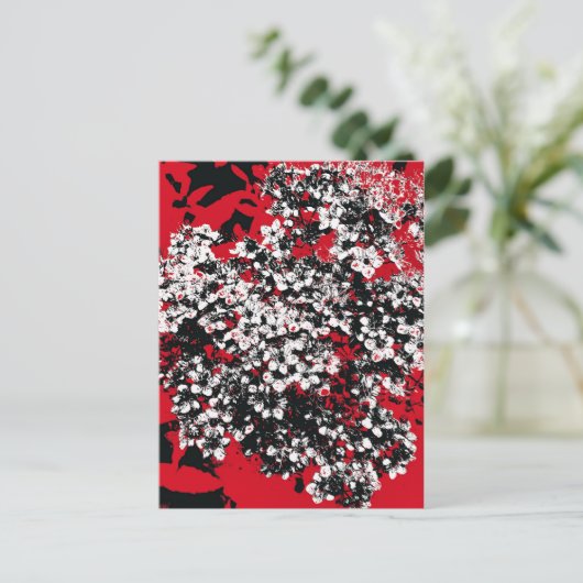 BLUME POSTKARTE (Stehend Vorderseite)