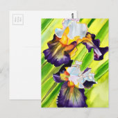 Blume Postkarte (Vorne/Hinten)