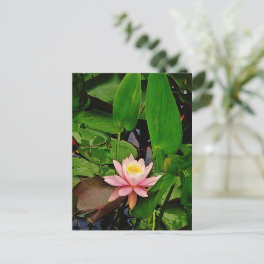 Blume Postkarte (Stehend Vorderseite)