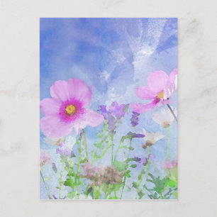 Blume Postkarte