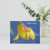 Blume - Postkarte (Stehend Vorderseite)