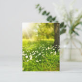 Blume Postkarte (Stehend Vorderseite)