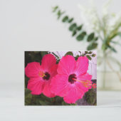 Blume Postkarte (Stehend Vorderseite)