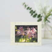 Blume Postkarte (Stehend Vorderseite)