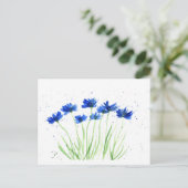 Blume Postkarte (Stehend Vorderseite)