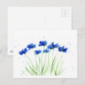 Blume Postkarte (Vorne/Hinten)
