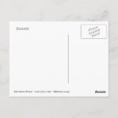 Blume Postkarte (Rückseite)