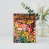 Blume Postkarte (Stehend Vorderseite)