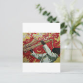 Blume Postkarte (Stehend Vorderseite)
