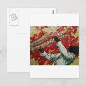Blume Postkarte (Vorne/Hinten)