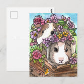 Blume Postkarte (Vorne/Hinten)
