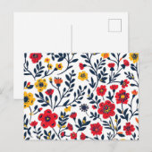 Blume Postkarte (Vorne/Hinten)