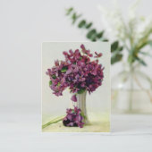 Blume Postkarte (Stehend Vorderseite)