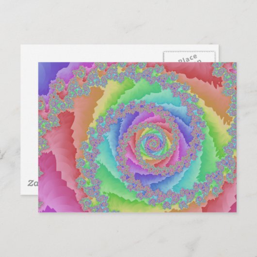 Blume Postkarte (Vorne/Hinten)