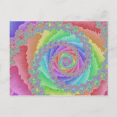 Blume Postkarte (Vorderseite)