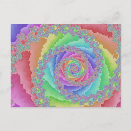 Blume Postkarte (Vorderseite)