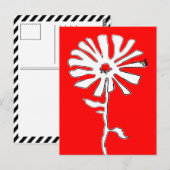 Blume Postkarte (Vorne/Hinten)