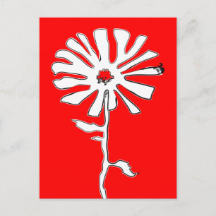 Blume Postkarte