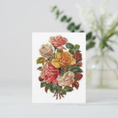 Blume Postkarte (Stehend Vorderseite)