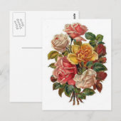 Blume Postkarte (Vorne/Hinten)
