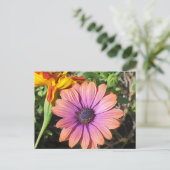 Blume Postkarte (Stehend Vorderseite)