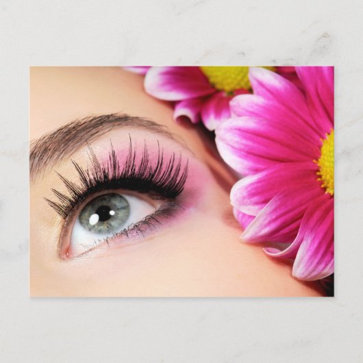 Blume Postkarte (Vorderseite)
