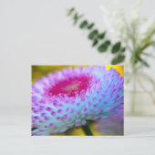 Blume Postkarte (Stehend Vorderseite)